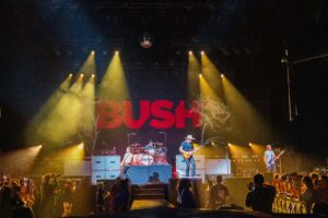 Bush at the Golden One Center in Sacramento, California