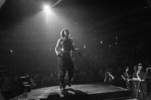 Bush at the Golden One Center in Sacramento, California