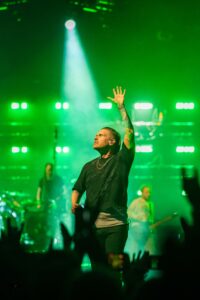 Shinedown on the "Damce, Kid,. Dance" tour at Golden 1 Center in Sacrmento, California