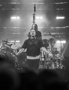 Shinedown on the "Damce, Kid,. Dance" tour at Golden 1 Center in Sacrmento, California