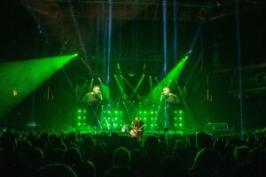 Shinedown on the "Damce, Kid,. Dance" tour at Golden 1 Center in Sacrmento, California