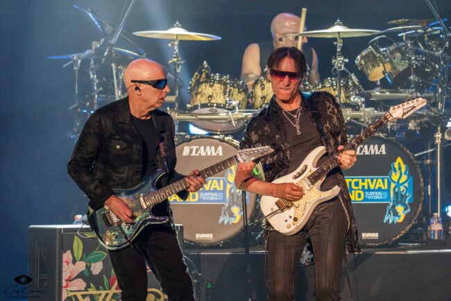 SatchVai band in Reno, Nevada with their "Surfing The Hydra" tour featuring Joe Satriani and Steve Vai